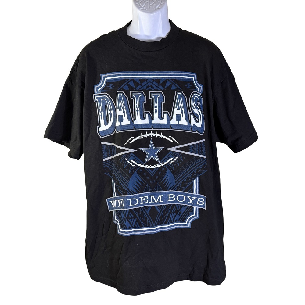 Shaka Active Graphic T-Shirt Mens 2XL Black Dallas We Dem Boys Football Cotton